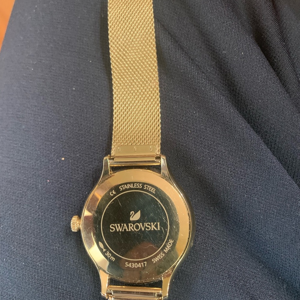 Womans Swarovski 30mm Stainless Steel Watch